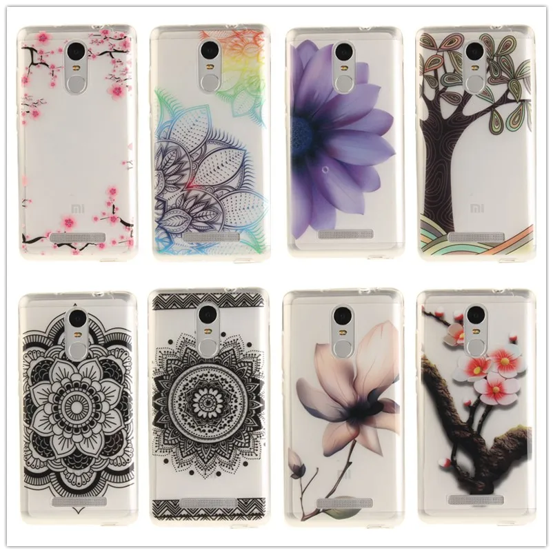 Coque новый протектор чехол для Xiaomi Redmi Note 3 Красочные Вышивка Крестом Картины ТПУ +