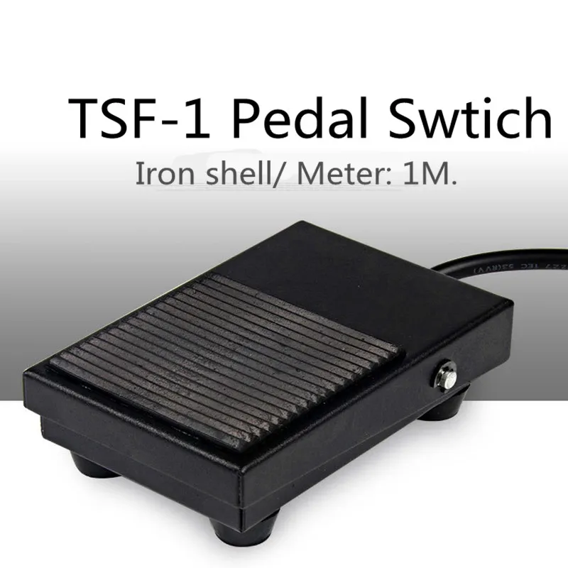 

SPDT Nonslip Metal Momentary Electric Power Foot Pedal Switch 10A/250V