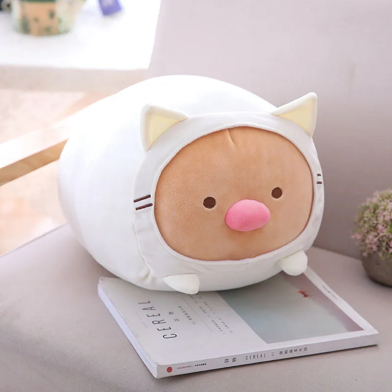 Sumikko gurashi Плюшевые игрушки Мягкие Аниме плюшевые Угловые био подушки детские игрушки подарок на день рождения для детей - Цвет: Коричневый