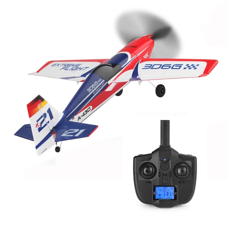 

2018 New Sky Stunt Electric RC Plane Toy 2.4G Brushless Remote Control Unmanned Aircraft 3D6G System Like Real Aircraft Model