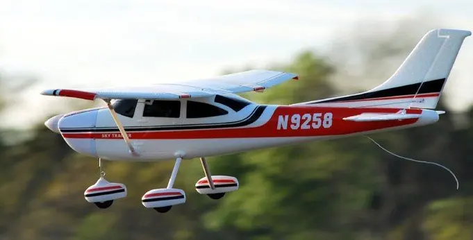 Без батареи, RC модель самолета Cessna 182 epo RTF+ адаптер
