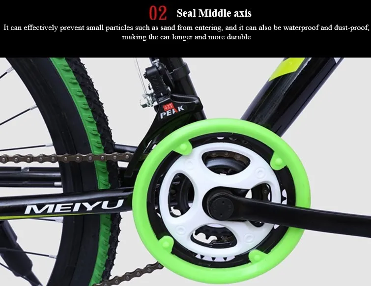 Top MeiYu Mountain bike 20/24 inch tire 21-speed double disc brakes Bicycle 5 Top MeiYu Mountain bike 20/24 inch tire 21-speed double disc brakes Bicycle 5
