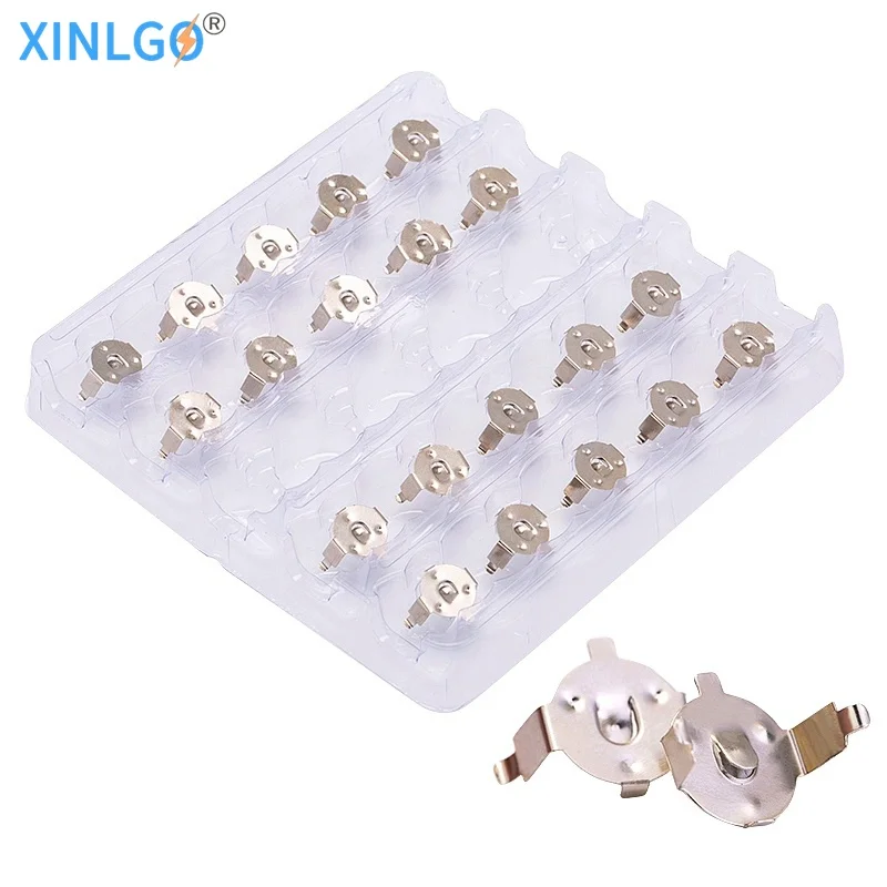 

20Pcs AG13 LR44 357 303 SR44 Battery Connector Battery Clip Battery Holder Coin Cell Button Battery Holder Case DIP