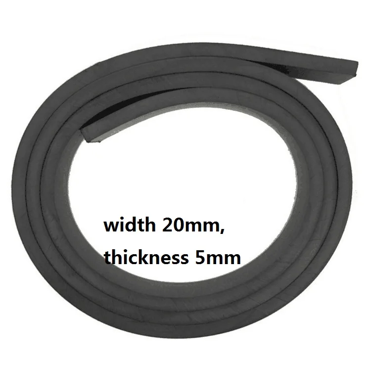 

1 Meter double-sided magnetic strip 20x5 mm Magnetic Strip Rubber Magnet 20*5 mm width 20mm, thickness 5mm