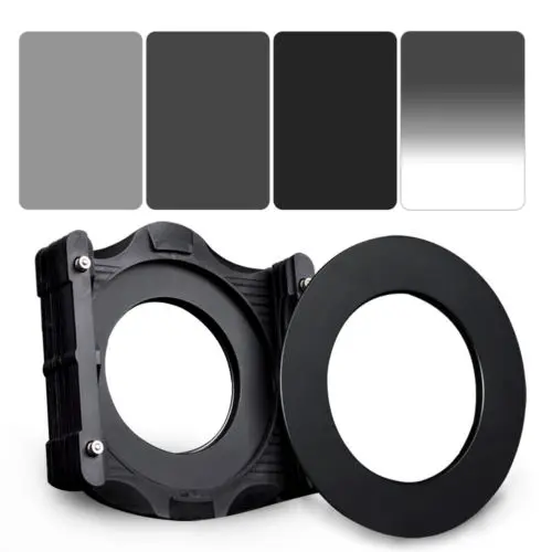 

ZOMEI 100*150mm Square ND2+ND4+ND8 Gradient Filter Set +( )mm Adapter Ring+Holder For Cokin Z-PRO .