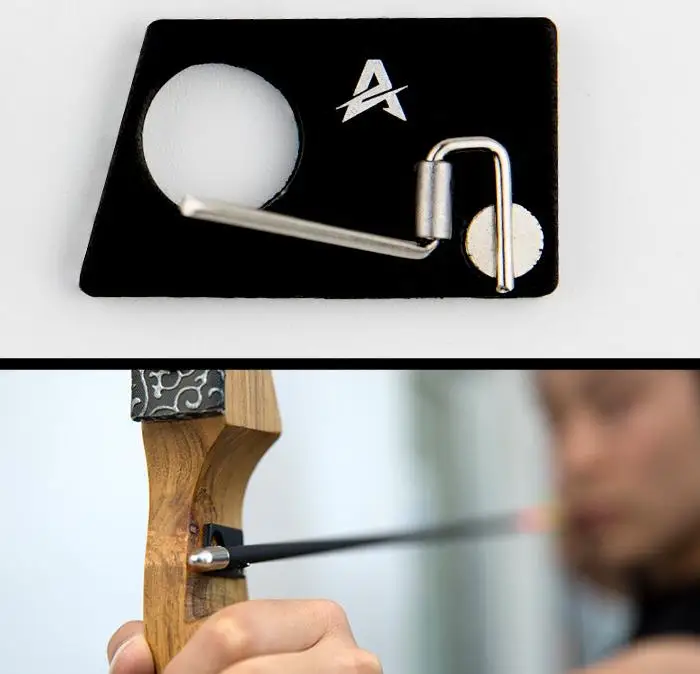 

General Magnetic Metal Arrow Rest For Recurve Bow With Sticker