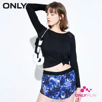 

ONLY PLAY Mesh Splice Back Cut-out T-Shirt | 118102520