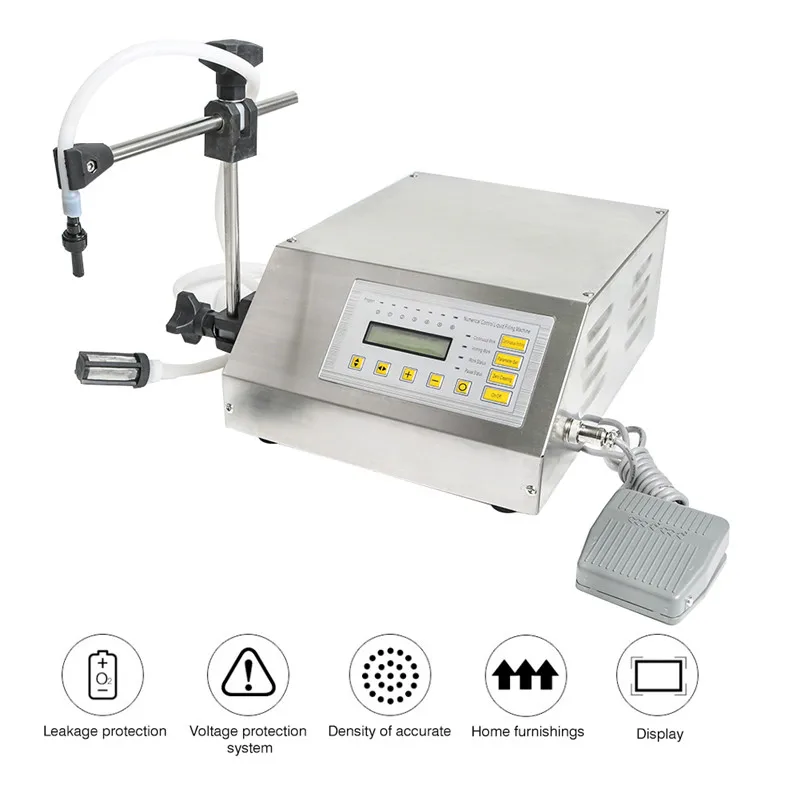 Electrical Liquid Filling Machine Digital Control Pump Mini Portable LCD Display 110V 220V Automatic Water Milk Perfume Filler  (8)
