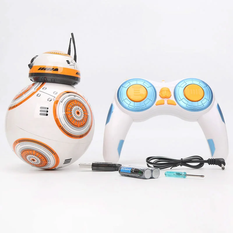 17cm Movie Toy RC BB8 Robot 2.4G Upgrade Remote Control Toys BB8 Robot