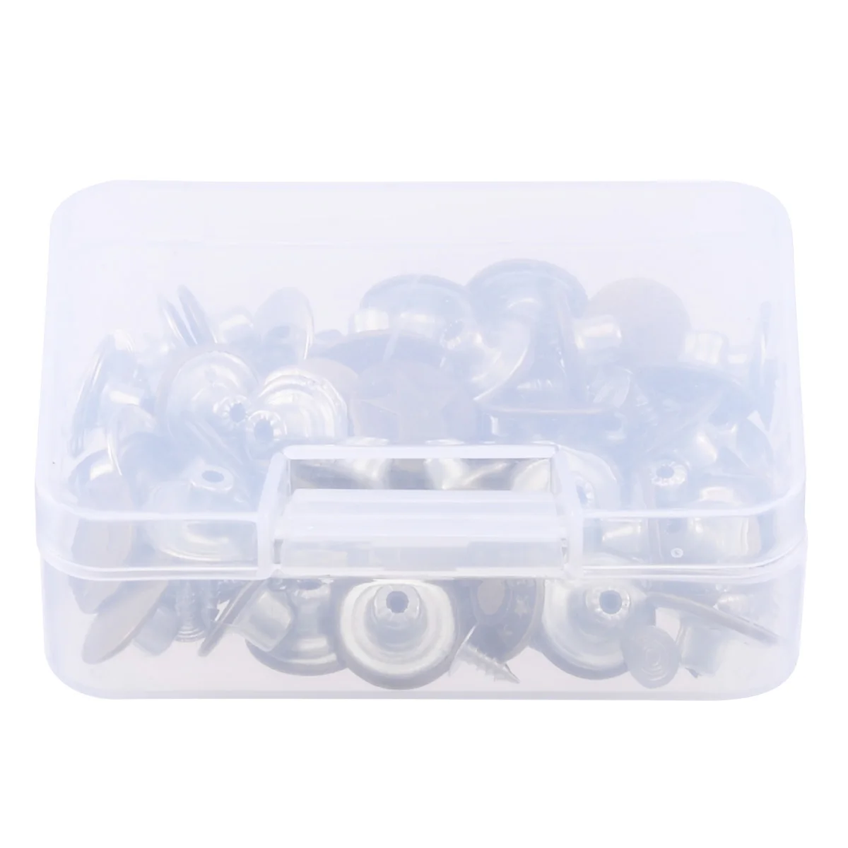 50pcs/kit Denim Jacket Jeans Button 17mm Metal Hosier Seamless Button Metal Snap Fastener Press Stud Buttons Bronze Tone