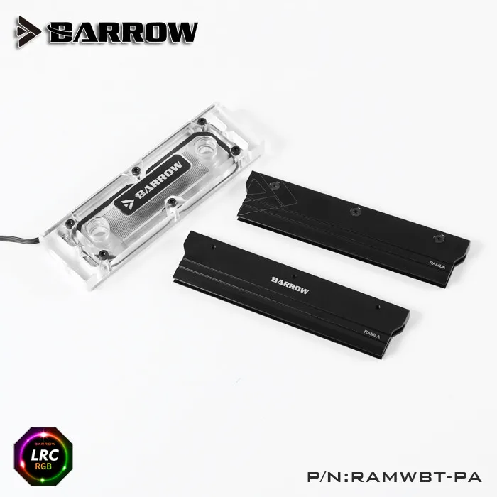 Barrow a PMMA water cooling block RAM 4 channels compatible water cooling kit RAM Water block