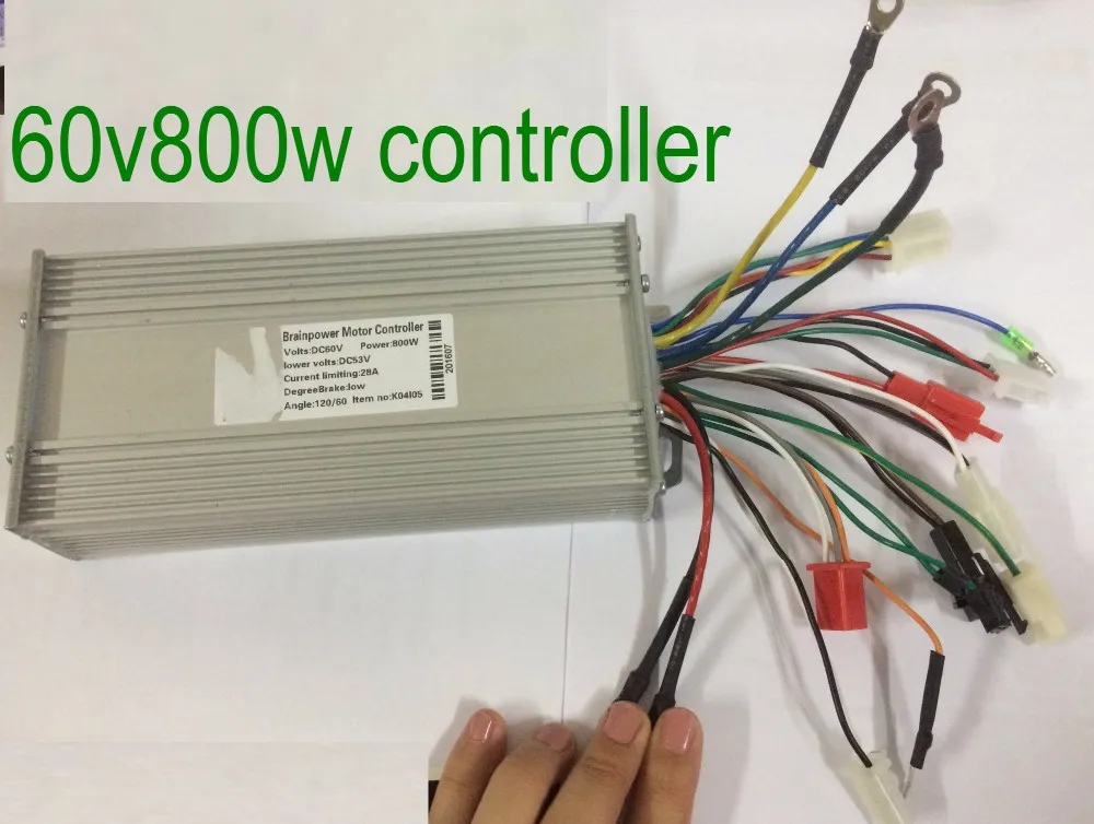 36v48v60v64v800w1000w BLDC контроллер двигателя 15mosfet с 3 скоростями обратный электрический скутер Интеллектуальный велосипед трехколесный велорикша часть