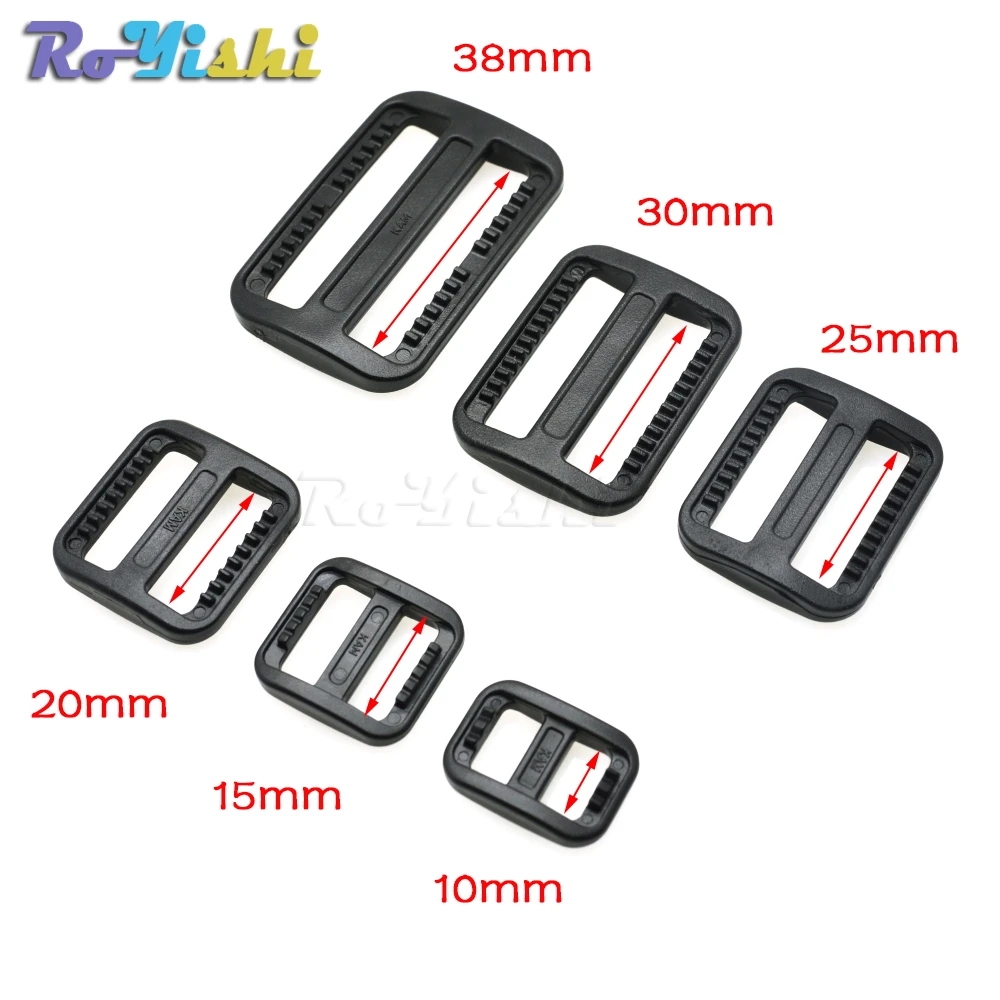 25mm Plastic Strap Tri-glide Buckle Adjuster Clip Belt Cord Webbing Bag Slider 25mm Plastic Strap Tri-glide Buckle Adjuster Clip Belt Cord Webbing Bag Slider