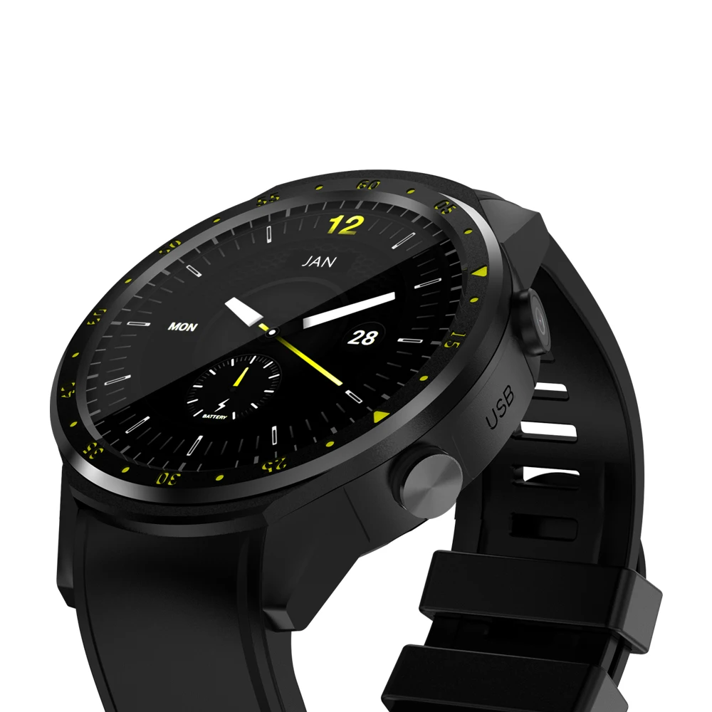 

Smartwatch Multi-Sport Mode Heart-Rate Sleep Monitoring Professional Compass SIM 2G Motion Track Record Dual Camera Mode GPS