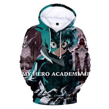 

My Hero Academia anime Fighting suit clothes autumn and winter warm loose coat leisure hooded sweatshirt jacket unisex couple