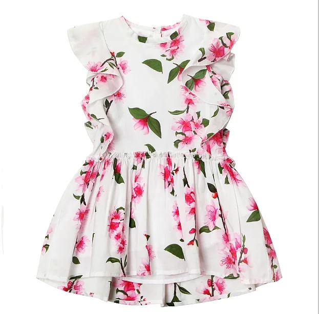 2016 Summer New Princess Girl Dress kids Big Bow Girl Dress Children Clothing dress Girls Vestido