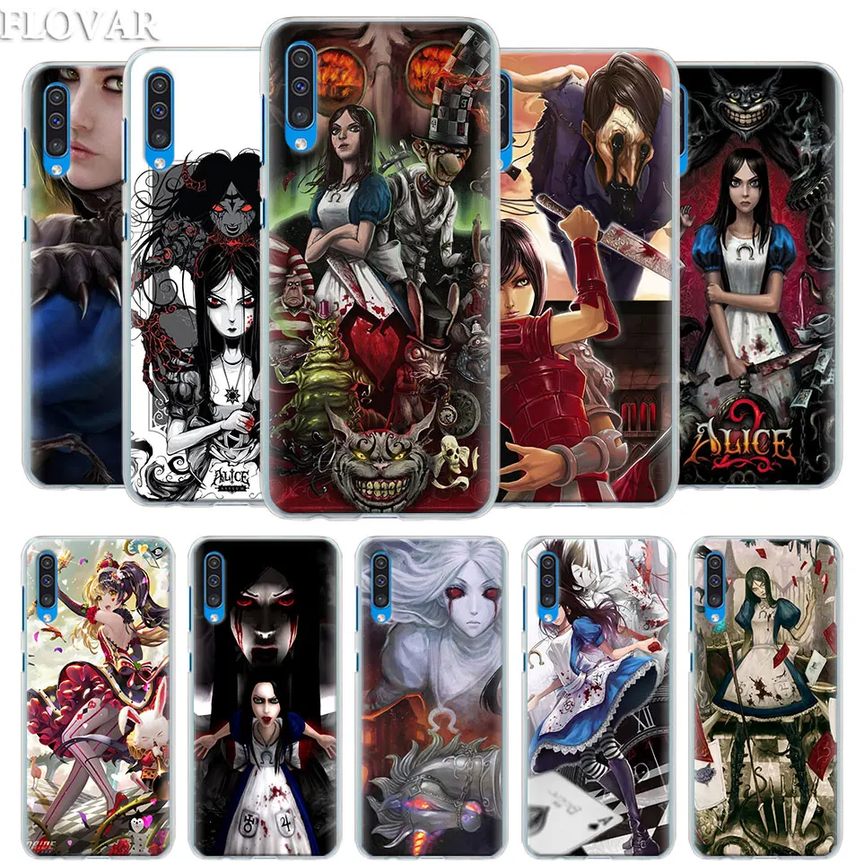 

Alice Madness Returns Case Cover for Samsung Galaxy A30 A40 A50 A70 A6 A8 Plus A7 A9 2018 M30 Phone Case Coque