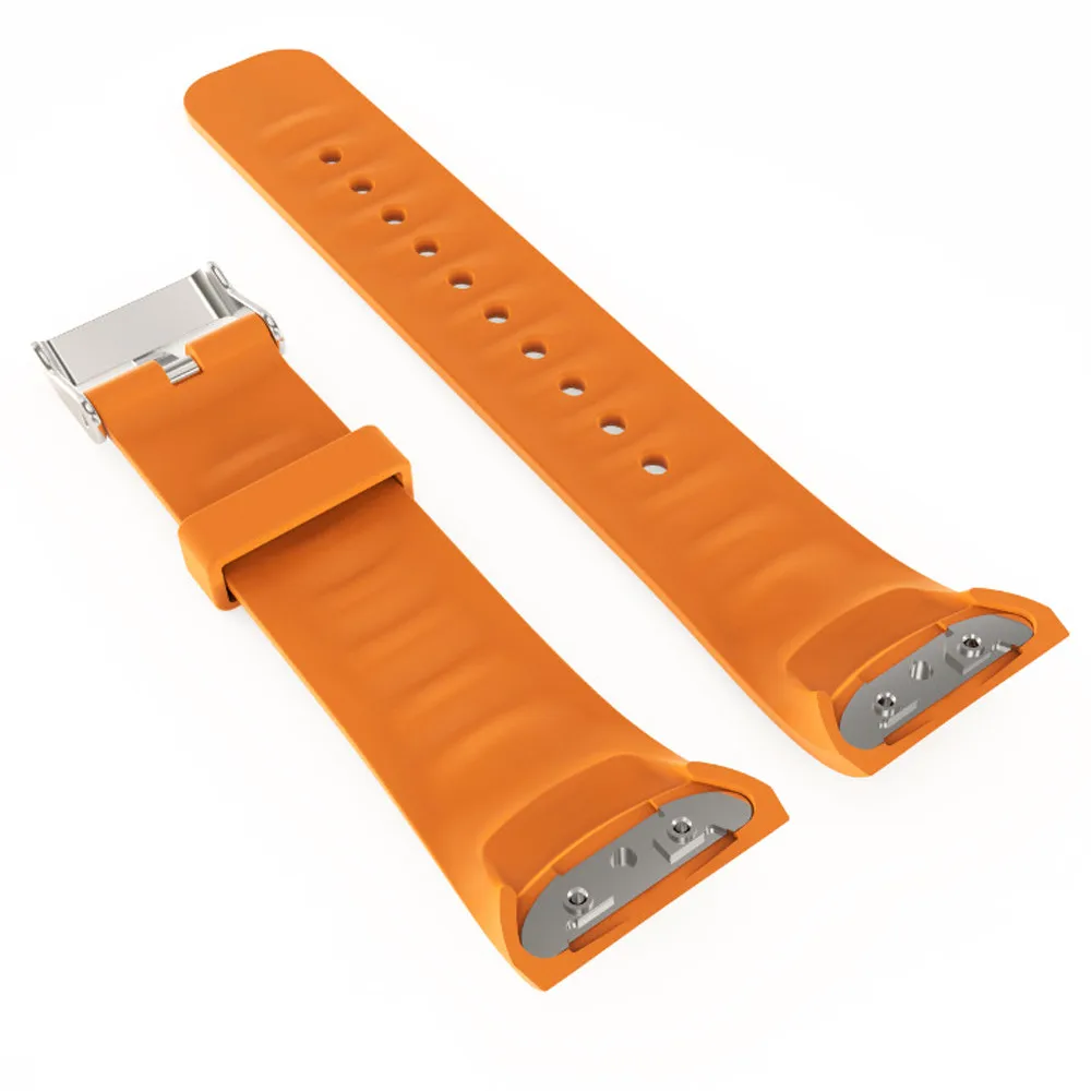 ZENHEO, ремешок для часов, роскошные спортивные силиконовые часы, сменный ремешок для samsung gear Fit 2 SM-R360, спортивный ремешок для часов, браслет - Цвет: orange