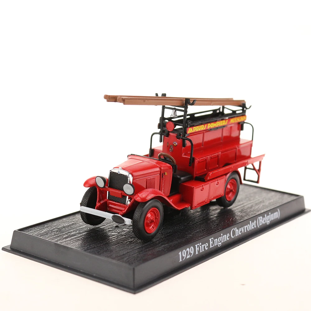 

Die cast Manual Assembly Zinc Alloy Model 1/50 Scale 1929 Fire Engine Chevrolet BELGIUM Diecast Fire Engine Truck Models Toys
