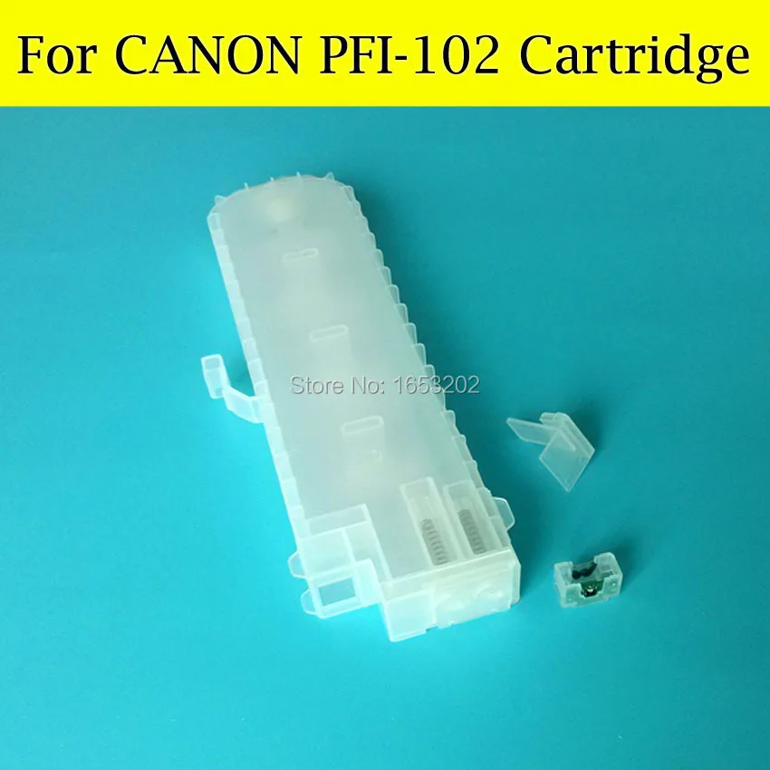 6 Color/Set For Canon PFI 102 PFi 102 Ink Cartridg With ARC Chip For Canon 610 710 700 iPF610