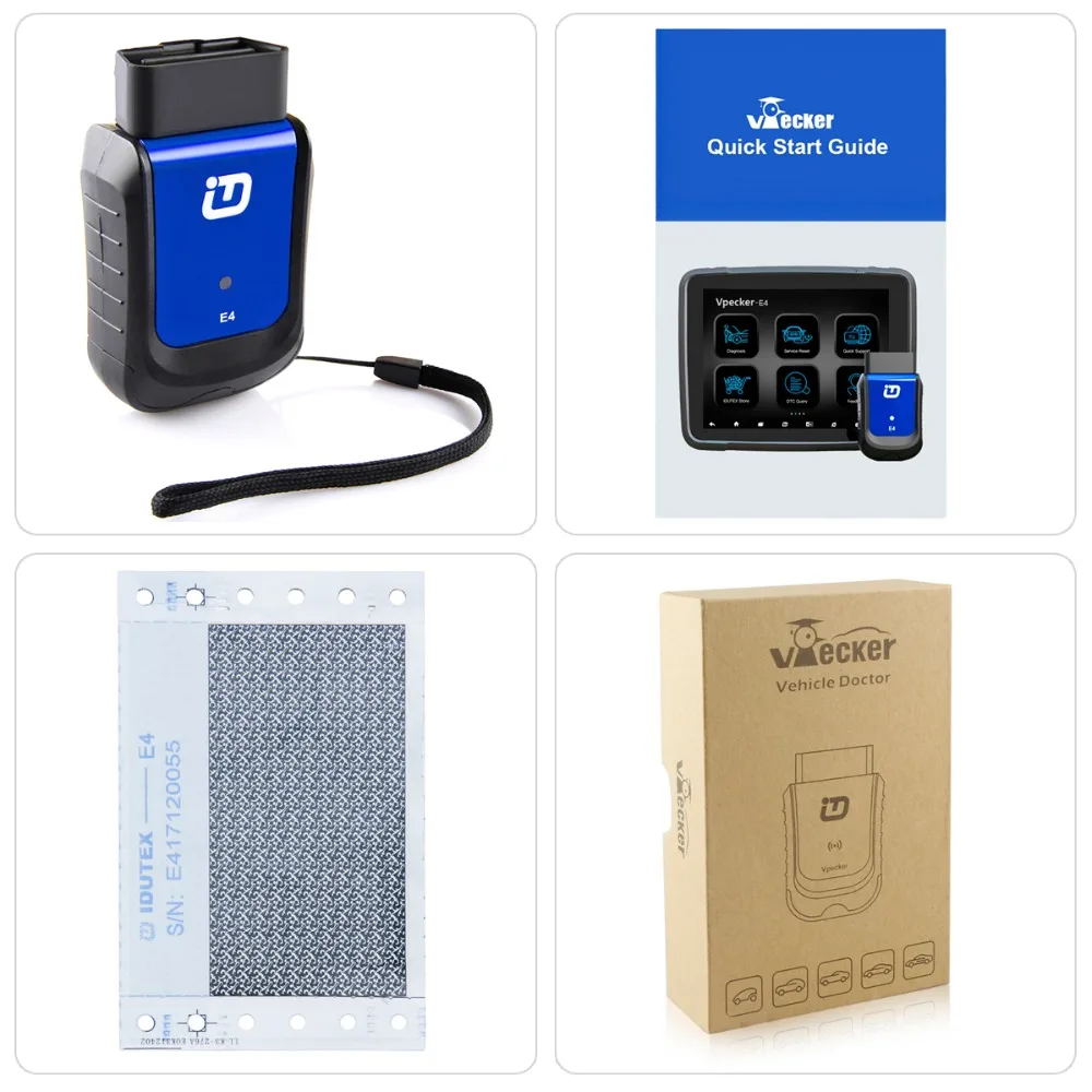 Vpecker E4 OBD2 все системы Авто диагностический сканер ODB2 Код читатель DPF EPB инжектор