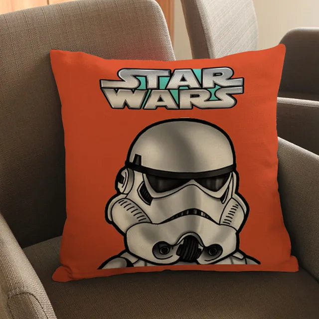 Buy 2018 Creative Star Wars Cushion Pillowcase Cotton