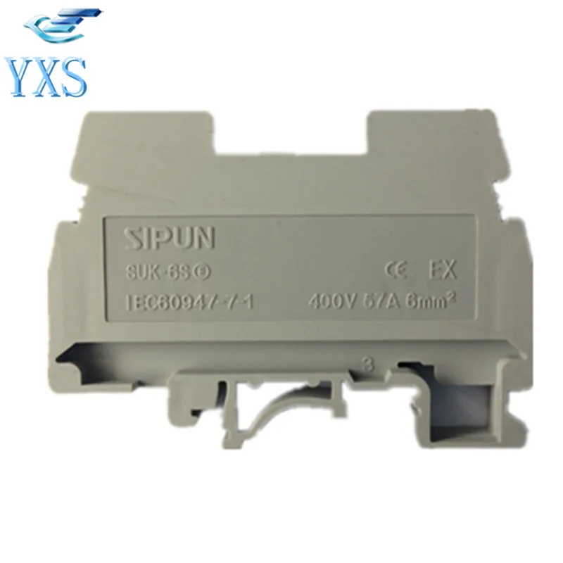 10PCS/LOT UK Series Terminal SUK 6S Test Rail Screw