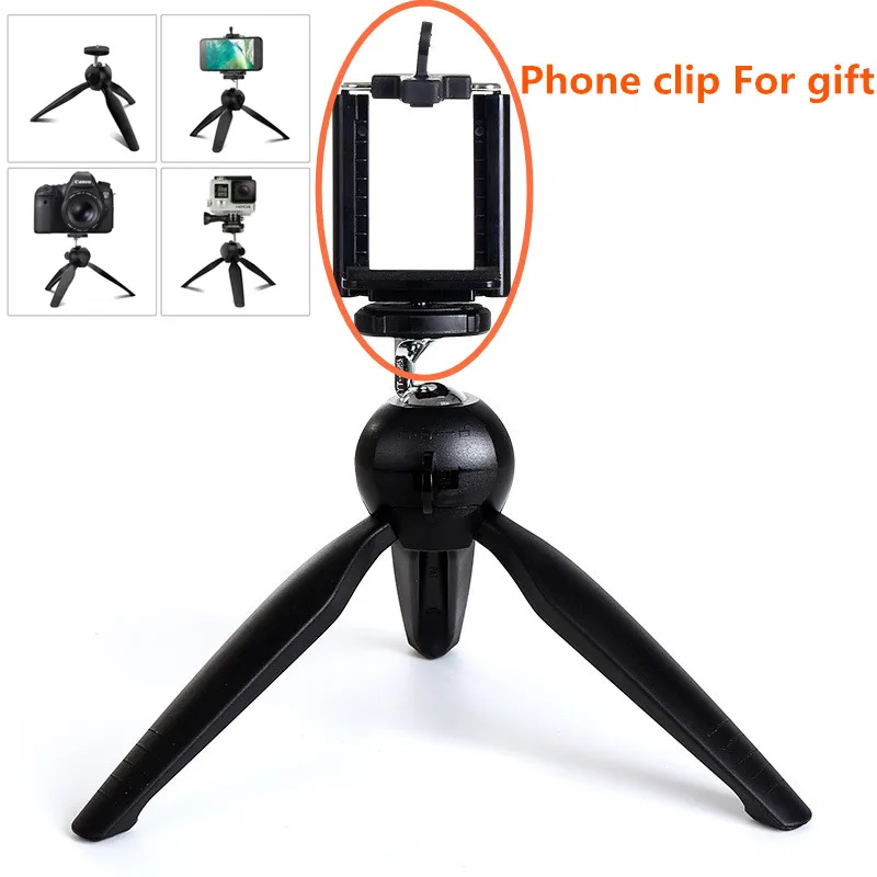 Мини Трипод с поворотом на 360 градусов для смартфона DSLR gopro ipad - Цена: 683,74 руб.