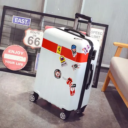 

KAWEIDA business luggage 20/24/28 size High quality fashion PC Rolling Luggage Spinner brand Travel Suitcase