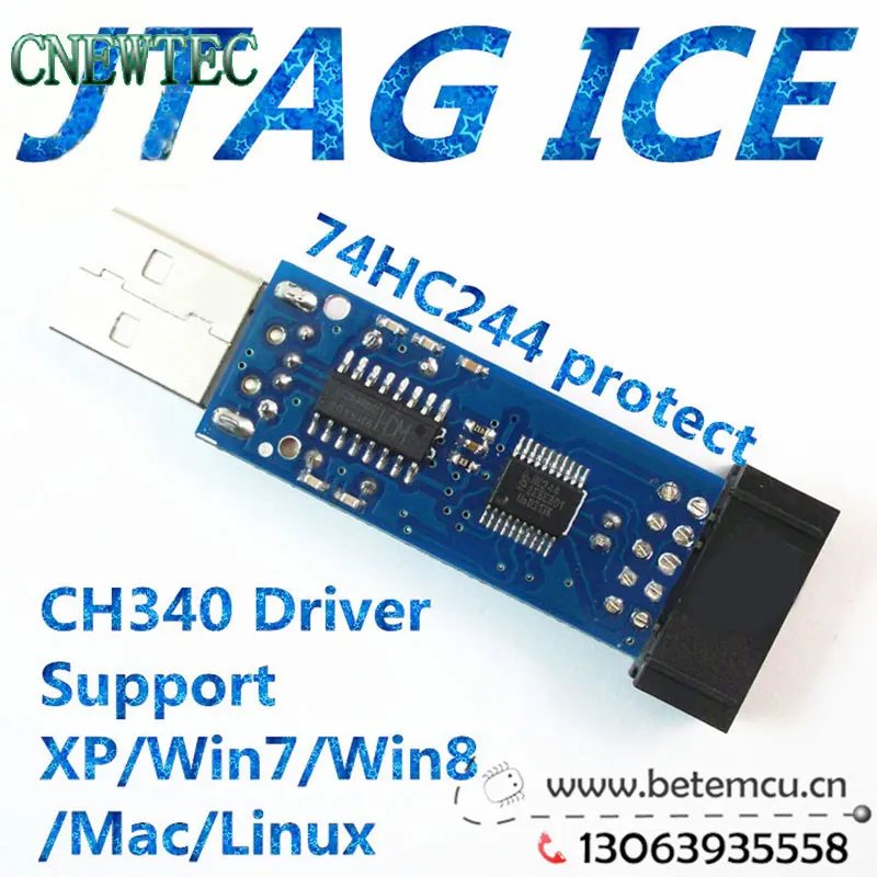 AVR USB Эмулятор программист JTAG ICE для Atmel avrstudio 4,19 1 шт