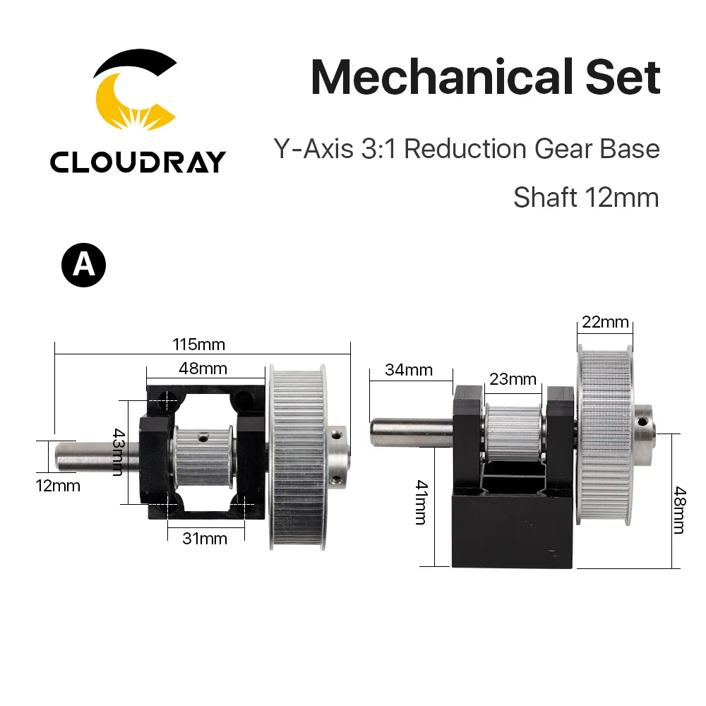 Cloudray LC зубчатая база набор машина механические части для лазерной гравировки резки
