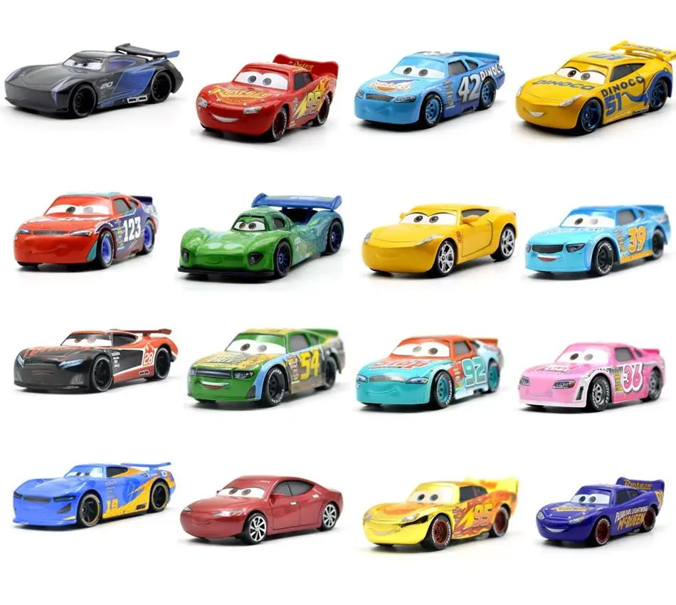 27 Style Disney Pixar Cars 3 New Lightning McQueen Jackson Storm Diecast Metal Toy Car Model Birthday Gift Toy For Kid Boy