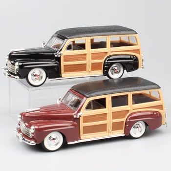 

1/43 Scale brand mini vintage 1948 Ford Woody woodie diecast & vehicles metal model Auto cars toy gifts for children collection