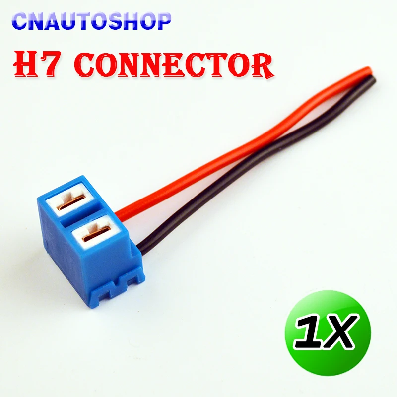 Hippcron H7 Connector Female Ceramic Sockets for H7 Auto Lamp 8CM ...