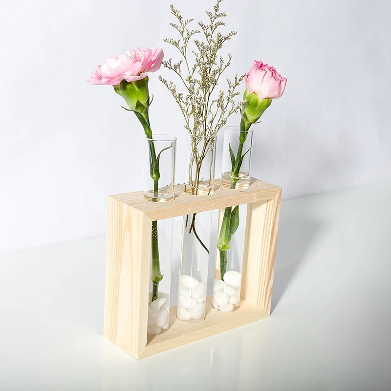 Mkono Wall Hanging Clear Gl Flower Vase Desktop Cylinder Mkono Wall Hanging Clear Gl Flower Vase Desktop Cylinder