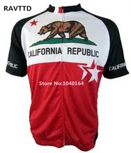República de California Bike Ciclismo Ropa/Roupa Ciclismo Jerseys de Ciclo 100% Poliéster Transpirable Bike Jersey Ropa Deportiva