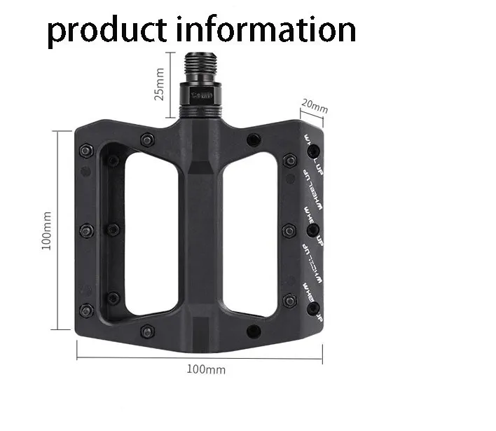 Сверхлегкие велосипедные педали на колесах, нейлоновые волокна, педали для горной дороги, противоскользящие велосипедные педали