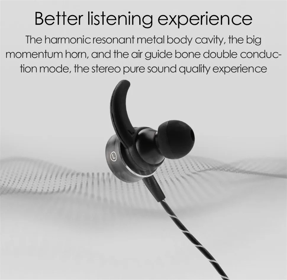 YKSO Wireless Bluetooth Earphone In Ear earbud M28 Portable audio and video Waterproof Stereo Sports With Mic Earphone (11)