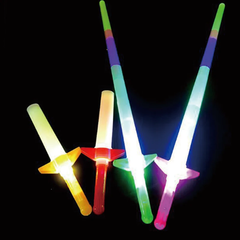 glow sticks 69cm LED Stick Colorful Flashing Light-Up Stick Festival Party Decoration Concert Prop Bar glow party supplies 12pcs (3)
