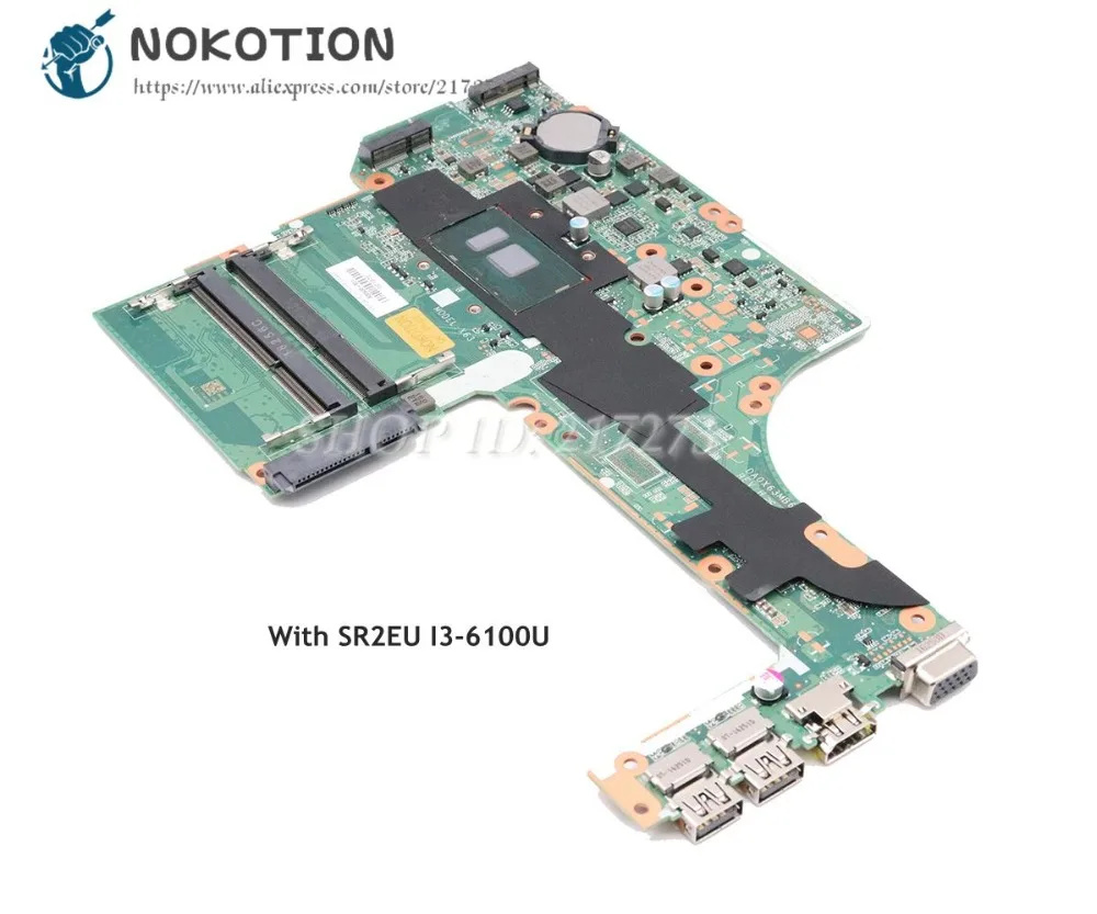 incredible NOKOTION For HP Probook 450 G3 470 G3 Laptop Motherboard 830930-601 830930-001 830930-501 DA0X63MB6