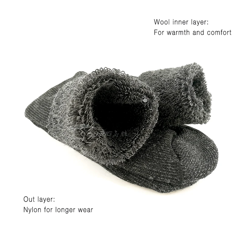 Findcool носки из мериносовой шерсти для согревания, высокое качество, для работы зимой, суперплотные