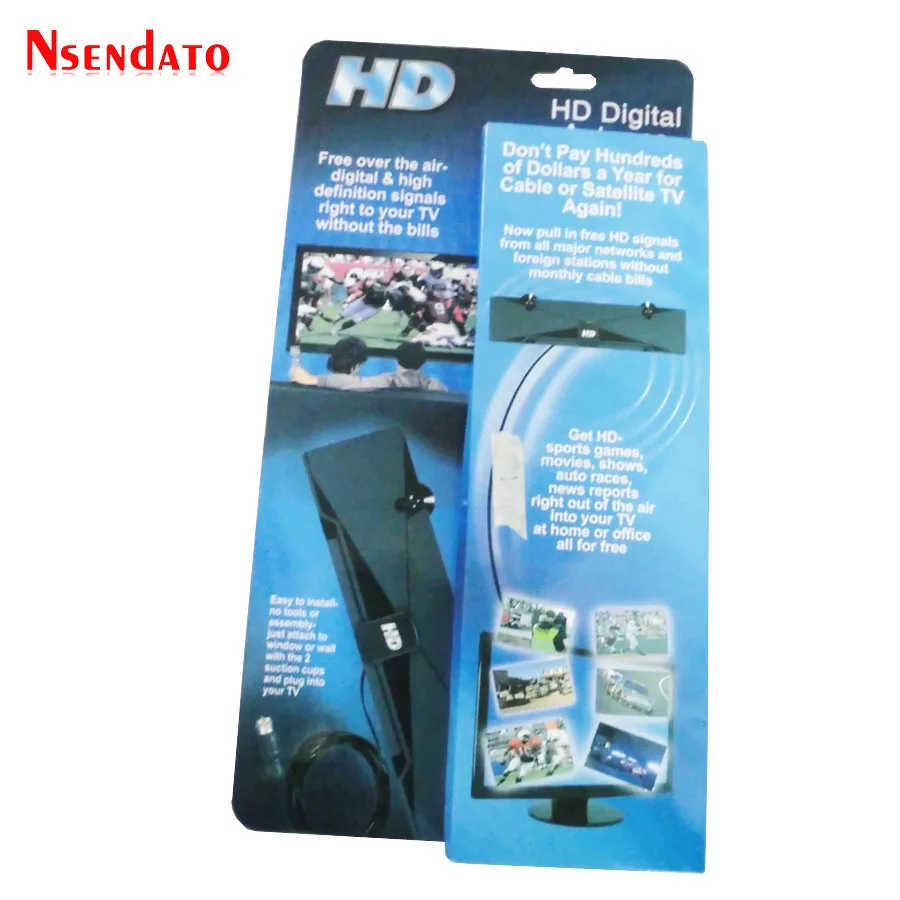 470-860MHz Digital TV Antenna Satellite HD Clear Vision TV Receiver Indoor HD Digital DTV Box VHF UHF Antenna Receiver