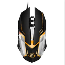 Wired Gaming Mouse 4800DPI Mice 6 Buttons Mouse Gamer USB Optical Mice Computer Mouse Cable Peripherals V6 For Laptop Desktop