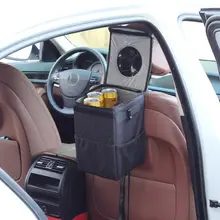 Подвесной автомобильный мешок для мусора, корзина премиум класса, водонепроницаемый складной подстилка для мусора, автомобильное сиденье, задний интерьер, органайзер, сумки