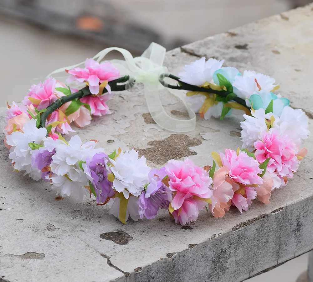 Buy CXADDITIONS Delicate Bridal White Flower Headpiece