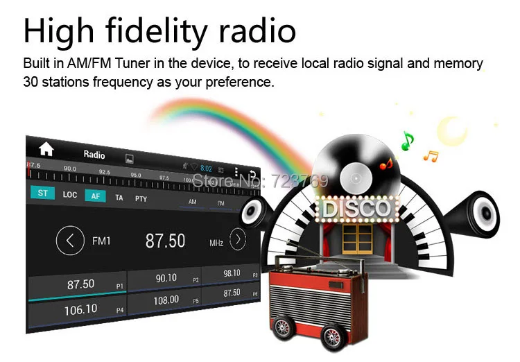 Top Android 5.1 System, 16 GB Flash, 4 Core, HD 1024X600, Car Radio GPS Navigation for Audi A4(2002-2008.9) 11