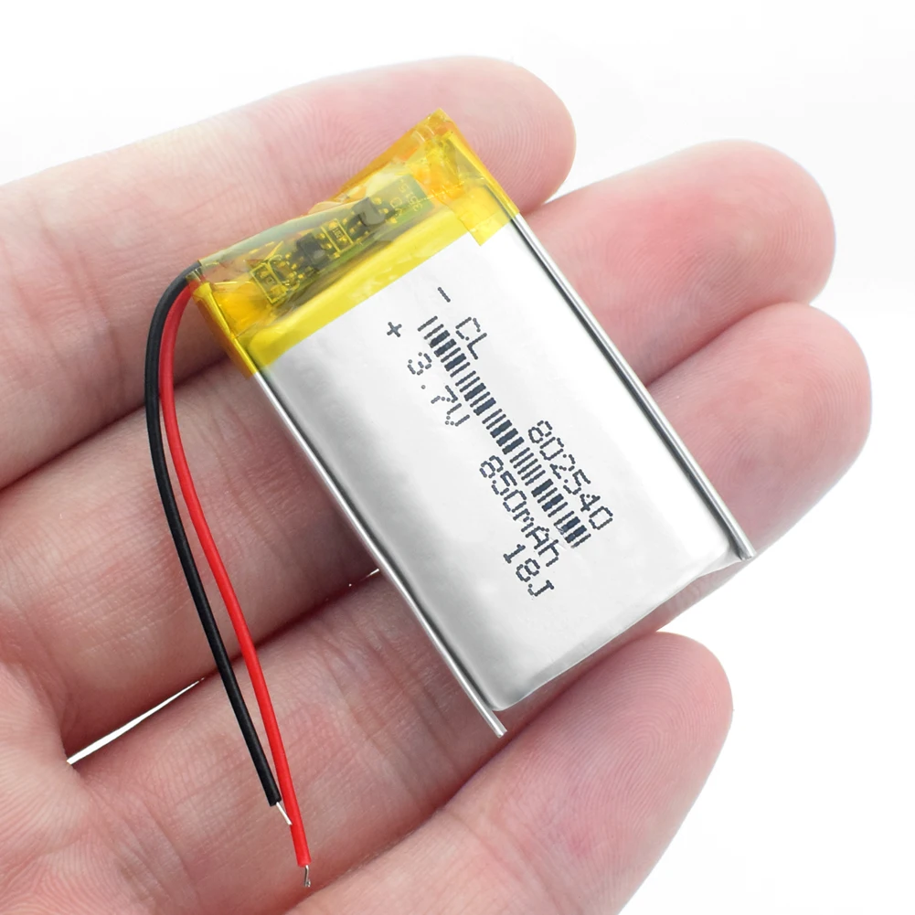 1/2/4 шт. 802540 850 мА/ч, литий Батарея 3,7 V Перезаряжаемые 40x25x8 мм литий-полимерный аккумулятор Li-po батареи с Pcb защита от избыточной зарядки