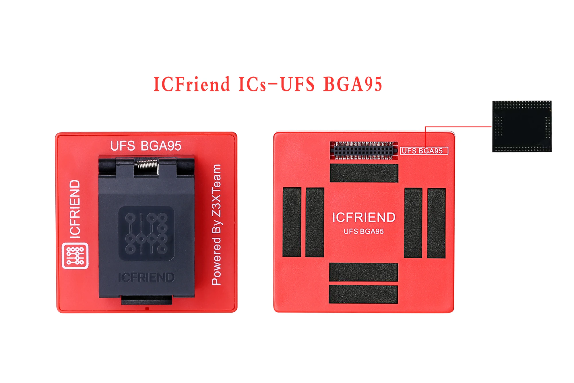 UFS разъем адаптера ICFriend ICs-UFS Bga 95 для легкой jtag plus box