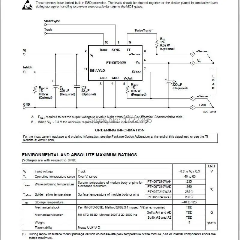 PTH08T240W 2