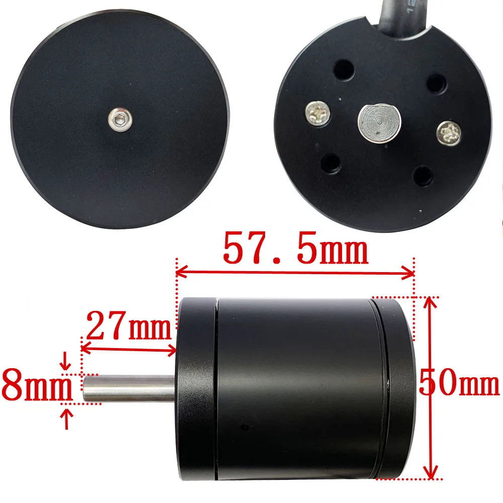 1 шт. 5057 Швейцарский DC бесщеточный двигатель электродвигателя 270kv с взрывозащищенной регулировкой скорости для скутера высокой мощности